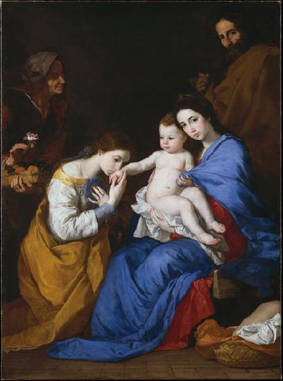Jose de Ribera Mystische Hochzeit der Hl. Katharina von Alexandrien, Desposorios misticos de Santa Catalina de Alejandria.